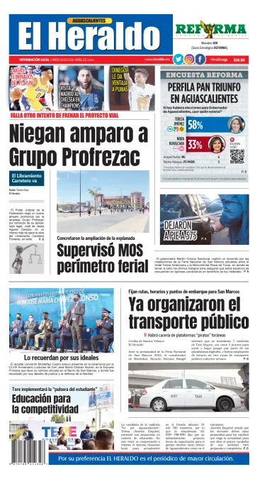 El Heraldo de Aguascalientes - 6 Apr 2022