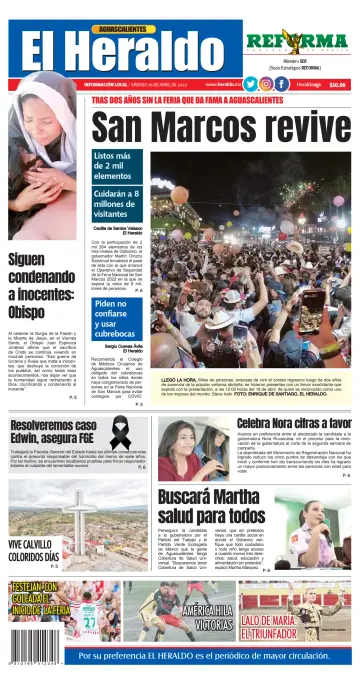 El Heraldo de Aguascalientes - 16 Apr 2022