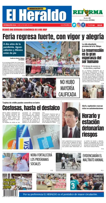 El Heraldo de Aguascalientes - 18 Apr 2022