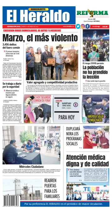 El Heraldo de Aguascalientes - 21 Apr 2022