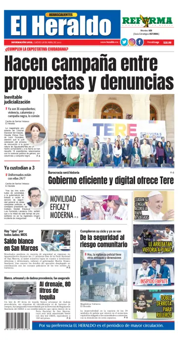 El Heraldo de Aguascalientes - 28 Apr 2022