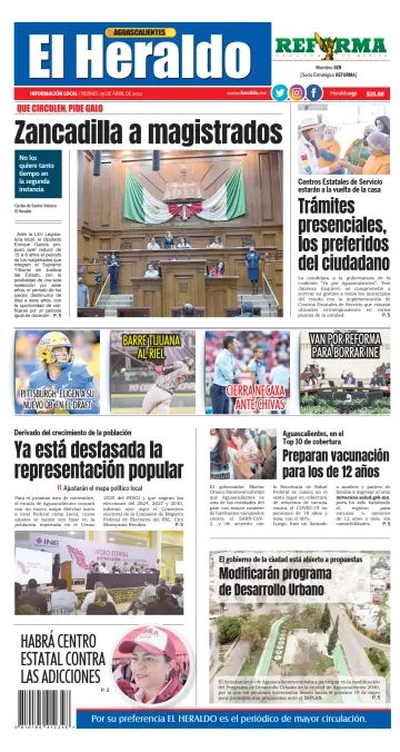 El Heraldo de Aguascalientes - 29 Apr 2022