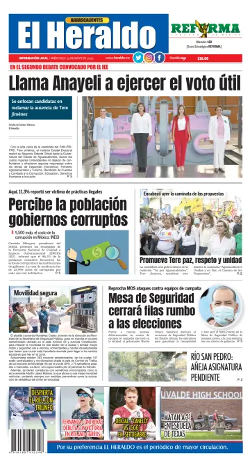 El Heraldo de Aguascalientes - 25 May 2022