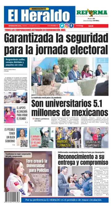 El Heraldo de Aguascalientes - 27 May 2022