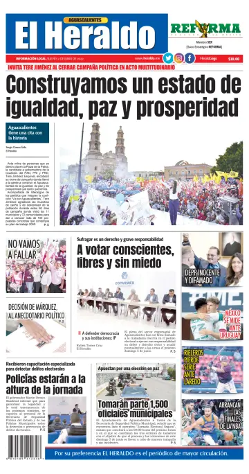 El Heraldo de Aguascalientes - 2 Jun 2022