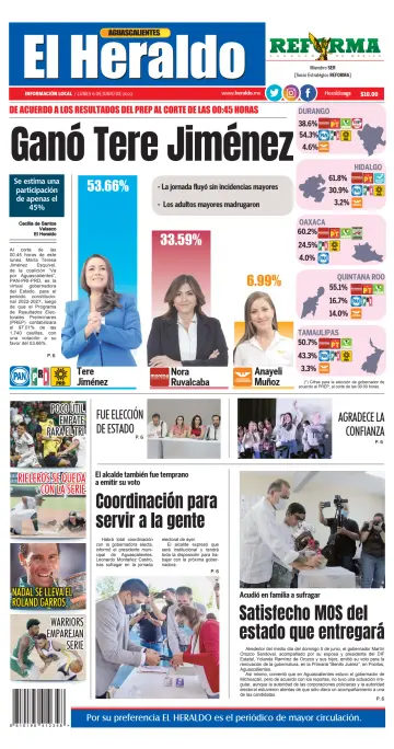 El Heraldo de Aguascalientes - 6 Jun 2022
