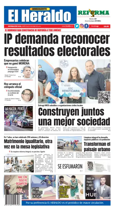 El Heraldo de Aguascalientes - 8 Jun 2022
