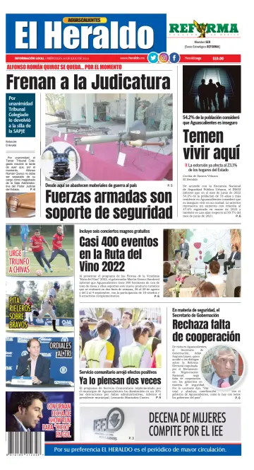 El Heraldo de Aguascalientes - 20 Jul 2022