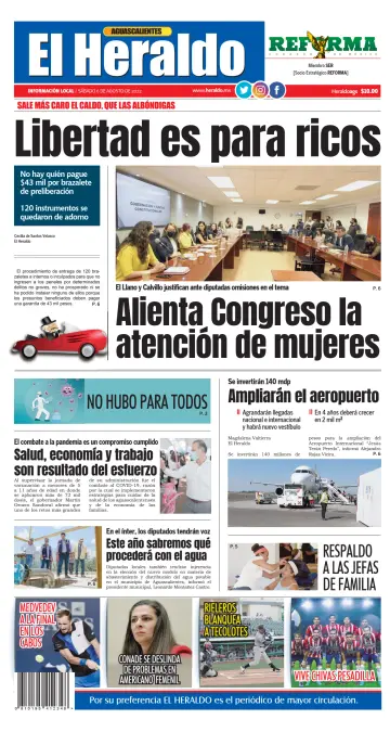 El Heraldo de Aguascalientes - 6 Aug 2022