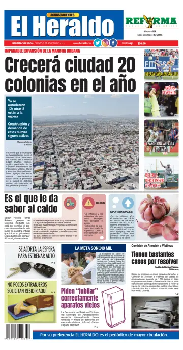 El Heraldo de Aguascalientes - 8 Aug 2022