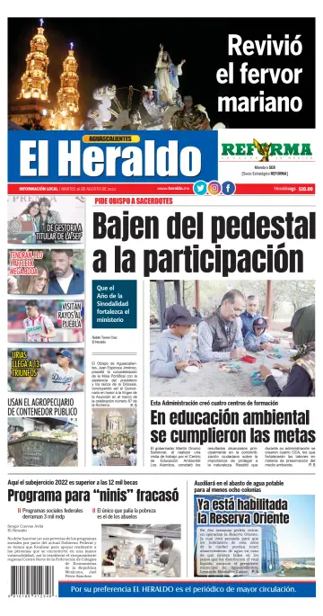 El Heraldo de Aguascalientes - 16 Aug 2022