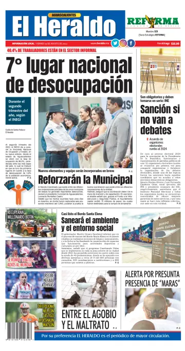 El Heraldo de Aguascalientes - 19 Aug 2022