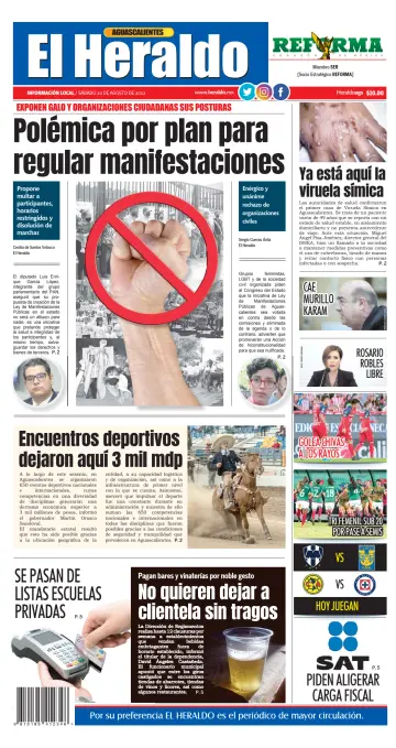 El Heraldo de Aguascalientes - 20 Aug 2022
