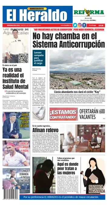 El Heraldo de Aguascalientes - 6 Sep 2022