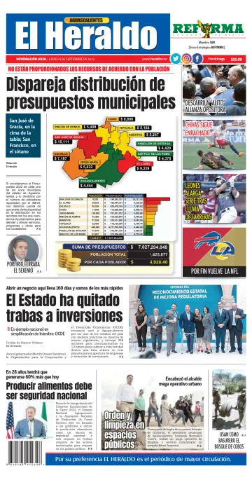 El Heraldo de Aguascalientes - 8 Sep 2022