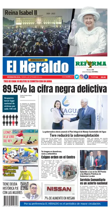 El Heraldo de Aguascalientes - 9 Sep 2022