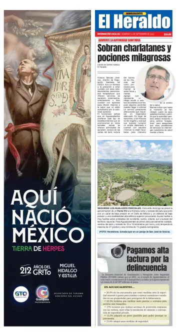 El Heraldo de Aguascalientes - 11 Sep 2022