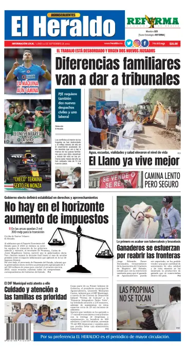 El Heraldo de Aguascalientes - 12 Sep 2022