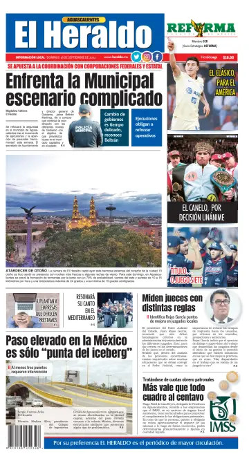 El Heraldo de Aguascalientes - 18 Sep 2022