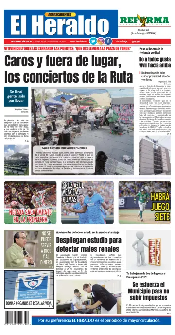 El Heraldo de Aguascalientes - 19 Sep 2022