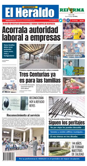 El Heraldo de Aguascalientes - 21 Sep 2022