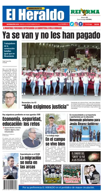 El Heraldo de Aguascalientes - 27 Sep 2022