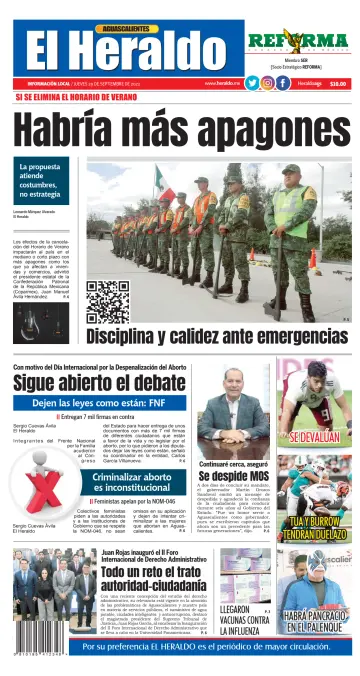 El Heraldo de Aguascalientes - 29 Sep 2022