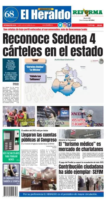 El Heraldo de Aguascalientes - 10 Oct 2022