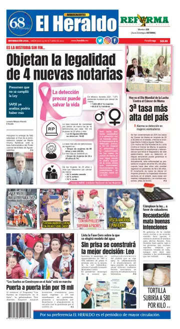 El Heraldo de Aguascalientes - 19 Oct 2022