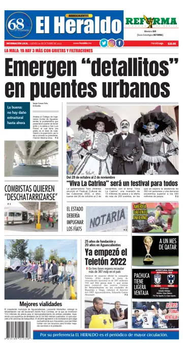 El Heraldo de Aguascalientes - 20 Oct 2022