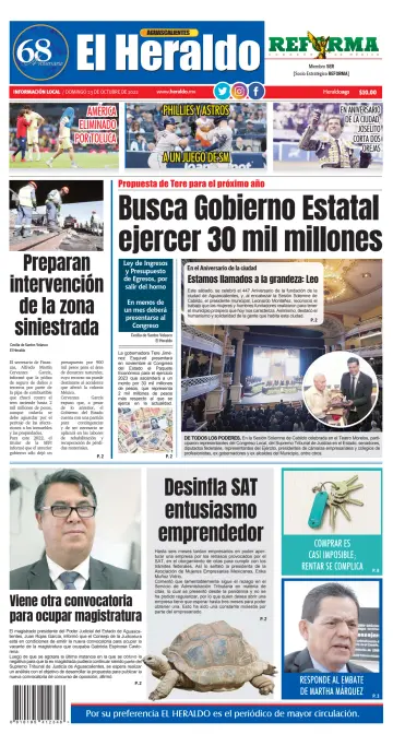 El Heraldo de Aguascalientes - 23 Oct 2022