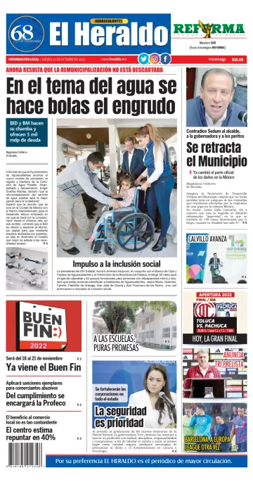 El Heraldo de Aguascalientes - 27 Oct 2022