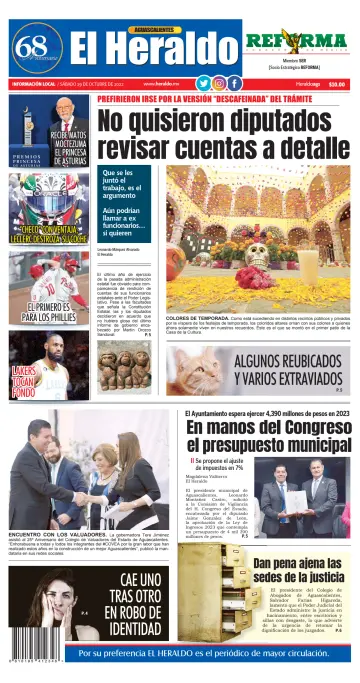 El Heraldo de Aguascalientes - 29 Oct 2022