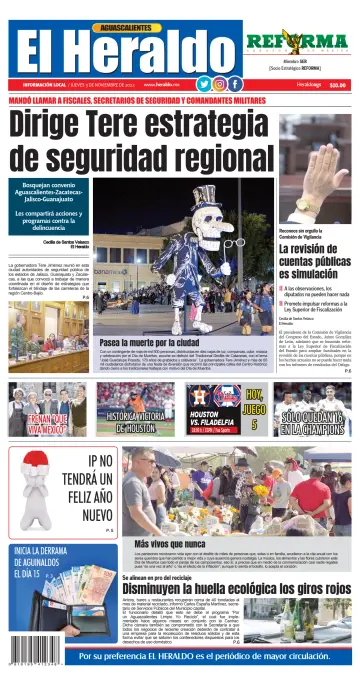 El Heraldo de Aguascalientes - 3 Nov 2022