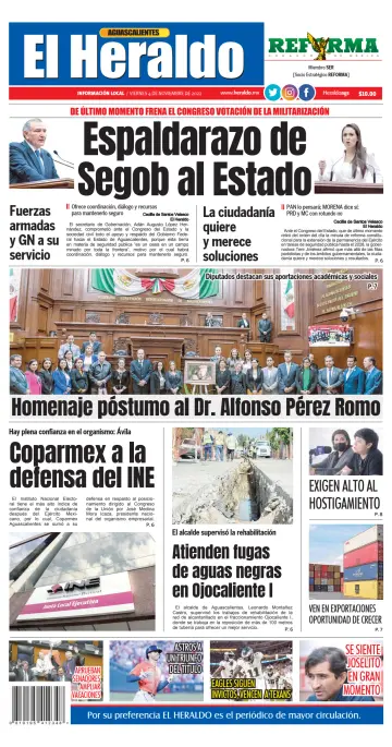 El Heraldo de Aguascalientes - 4 Nov 2022
