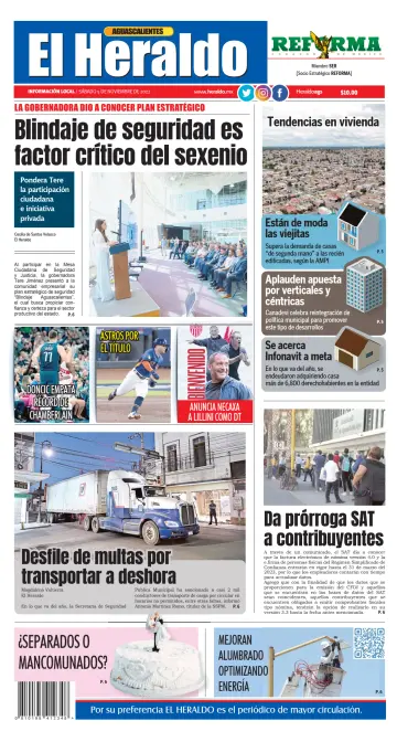 El Heraldo de Aguascalientes - 5 Nov 2022