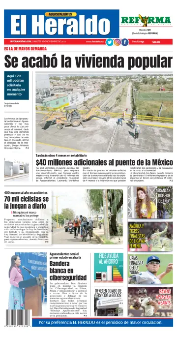 El Heraldo de Aguascalientes - 8 Nov 2022