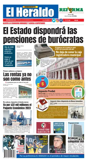 El Heraldo de Aguascalientes - 15 Nov 2022