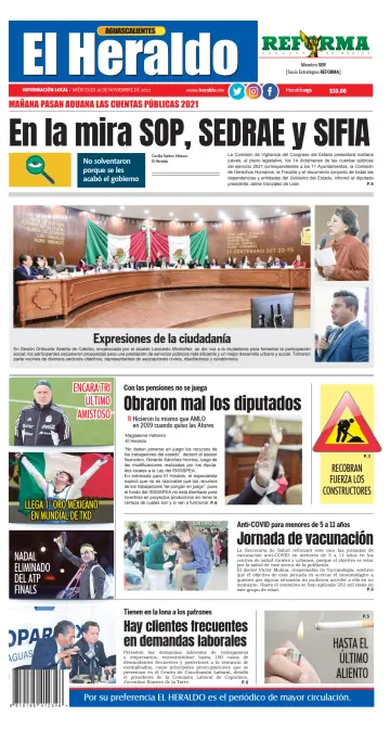 El Heraldo de Aguascalientes - 16 Nov 2022