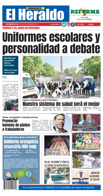 El Heraldo de Aguascalientes - 17 Nov 2022