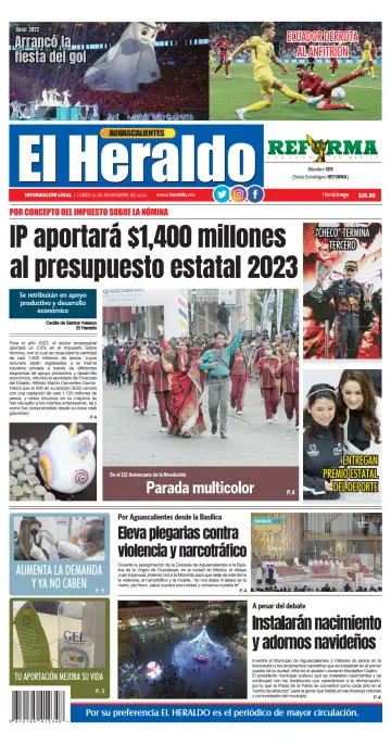 El Heraldo de Aguascalientes - 21 Nov 2022