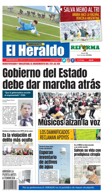 El Heraldo de Aguascalientes - 23 Nov 2022