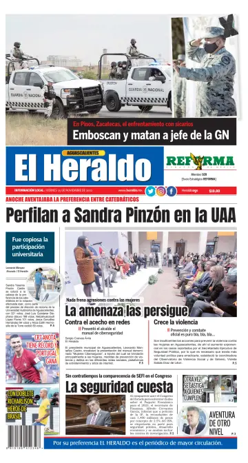 El Heraldo de Aguascalientes - 25 Nov 2022