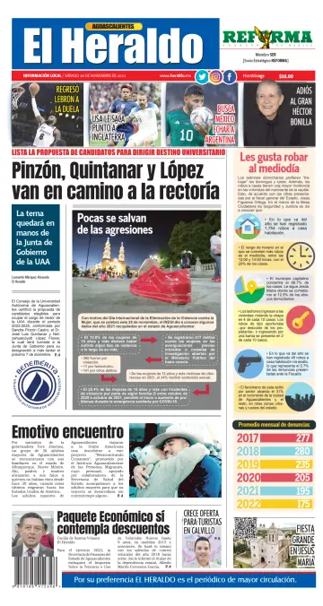El Heraldo de Aguascalientes - 26 Nov 2022