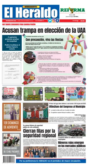 El Heraldo de Aguascalientes - 28 Nov 2022