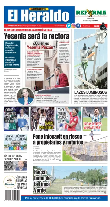 El Heraldo de Aguascalientes - 3 Dec 2022