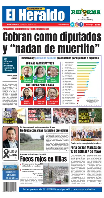 El Heraldo de Aguascalientes - 30 Jan 2023