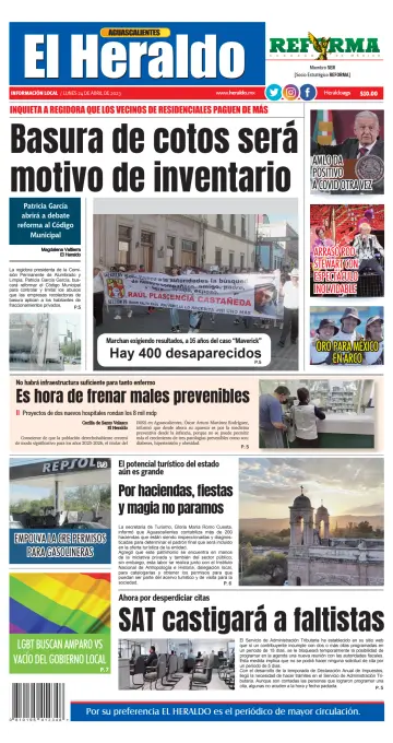 El Heraldo de Aguascalientes - 24 Apr 2023