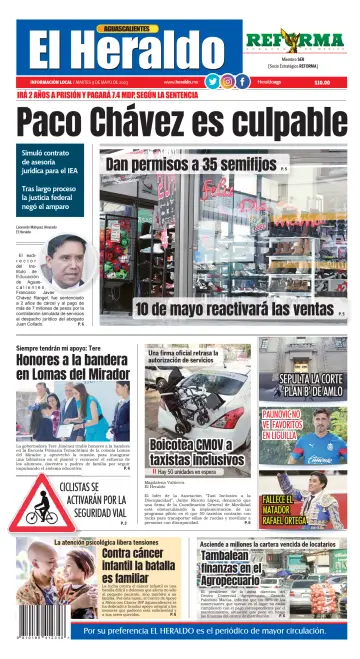 El Heraldo de Aguascalientes - 9 May 2023