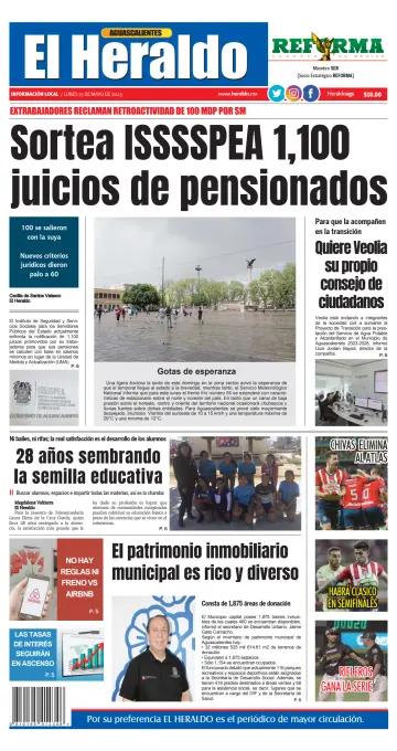 El Heraldo de Aguascalientes - 15 May 2023